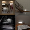 Rechargeable Infrared Motion Sensor Wall LED Night Light Torch (Warm)