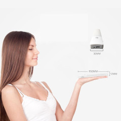 Rechargeable Infrared Motion Sensor Wall LED Night Light Torch (Warm)