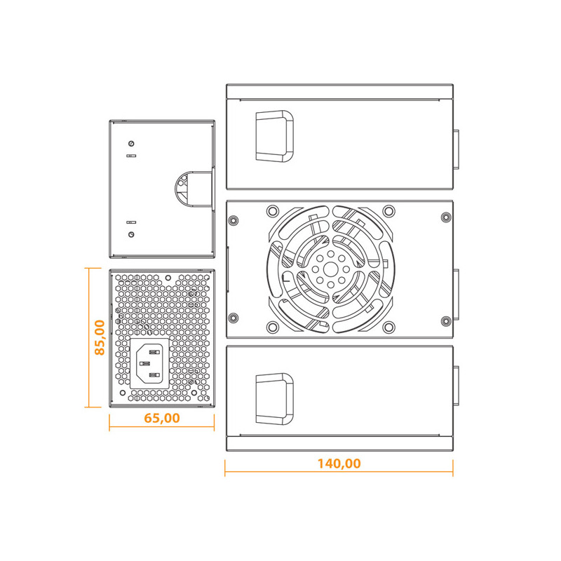 Seasonic SSP-300TGS Active PFC TFX 300W Power Supply