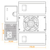 Seasonic SSP-300TGS Active PFC TFX 300W Power Supply