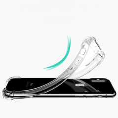 iPhone X Shockproof Slim Soft Bumper Hard Back Case Cover Clear