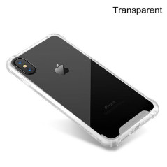 iPhone X Shockproof Slim Soft Bumper Hard Back Case Cover Clear