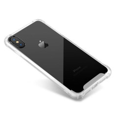 iPhone X Shockproof Slim Soft Bumper Hard Back Case Cover Clear