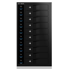 ICY BOX IB-3810U3 10-Bay System for 10x SATA 3.5" I/II/III HDD