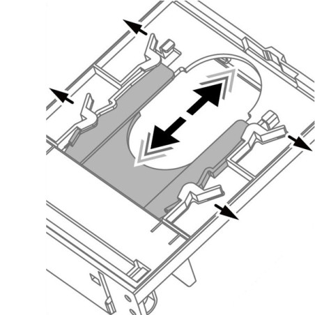 5.25 Bay Internal Housing for 1x 3.5 or 2x 2.5 HDD
