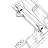 5.25 Bay Internal Housing for 1x 3.5 or 2x 2.5 HDD
