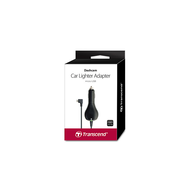 TRANSCEND TS-DPL2  Car Lighter Adapter for DrivePro, Micro-B (For DP230 / DP130 / DP110)