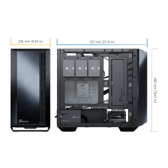 Seasonic Syncro Q7 Mid-Tower ATX Case with 850W Platinum Connect Module PSU