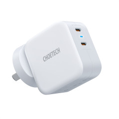 Choetech PD6009 40W Dual Fast USB C Charger 2-Port 20W PD 3.0 With Foldable Plug