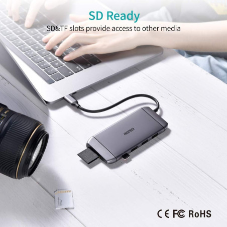 Choetech HUB-M15 USB-C 9-in-1 Multifunction Adapter