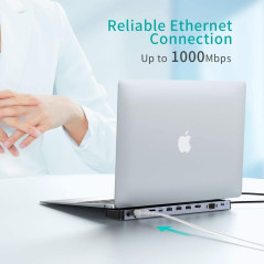 Choetech HUB-M20 USB-C 11-in-1 Multifunction Adapter