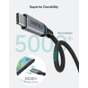 Choetech MIX00073 (XCC-1002 x2) 100W USB-C Braided Fast Charging Cable 1.8M 2 Pack