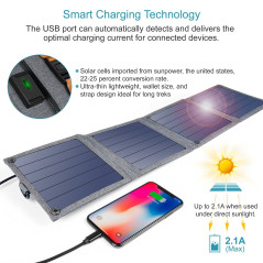 Choetech SC004 14W USB Foldable Solar Powered Charger