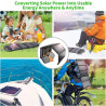 Choetech SC005 22W Portable Waterproof Foldable Solar Panel Charger (Dual USB Ports)