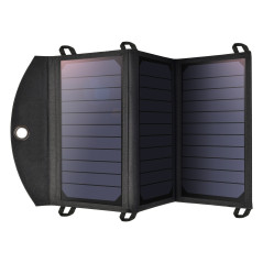 Choetech SC001 19W Portable Solar Panel Charger SunPower Panels Dual USB Charger for Camping/RV/Outdoors