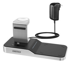 Choetech T316 4-in-1 Wireless Charging Station for iPhone/Apple Watch/iPod and all Qi Wireless Cell phones
