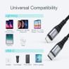 Choetech IP0042 USB-C MFI Certified iPhone Cable 3M