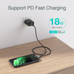 Choetech IP0042 USB-C MFI Certified iPhone Cable 3M