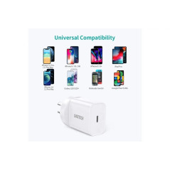 Choetech Q5004CL PD20W USB-C iPhone Fast Charger with MFi Certified USB-C Cable