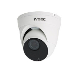 IVSEC TURRET IP CAMERA, 8MP, 3.6MM-12 MM MOTORISED LENS, 25FPS, POE, IP66, 45M IRNC512XD
