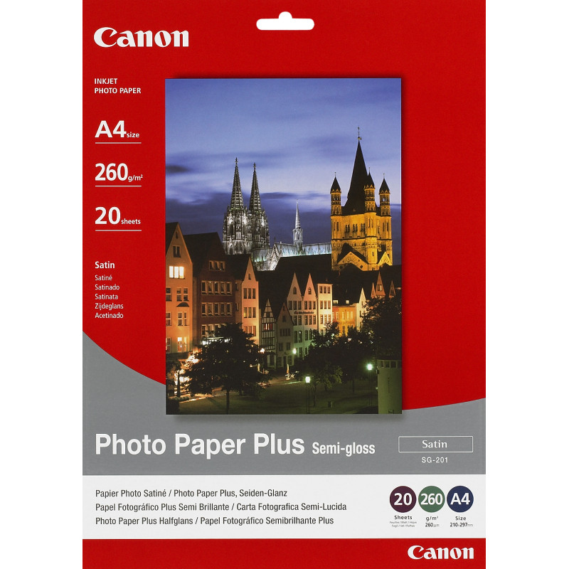 A4 PHOTO PAPER PLUS SEMI GLOSS 20PK