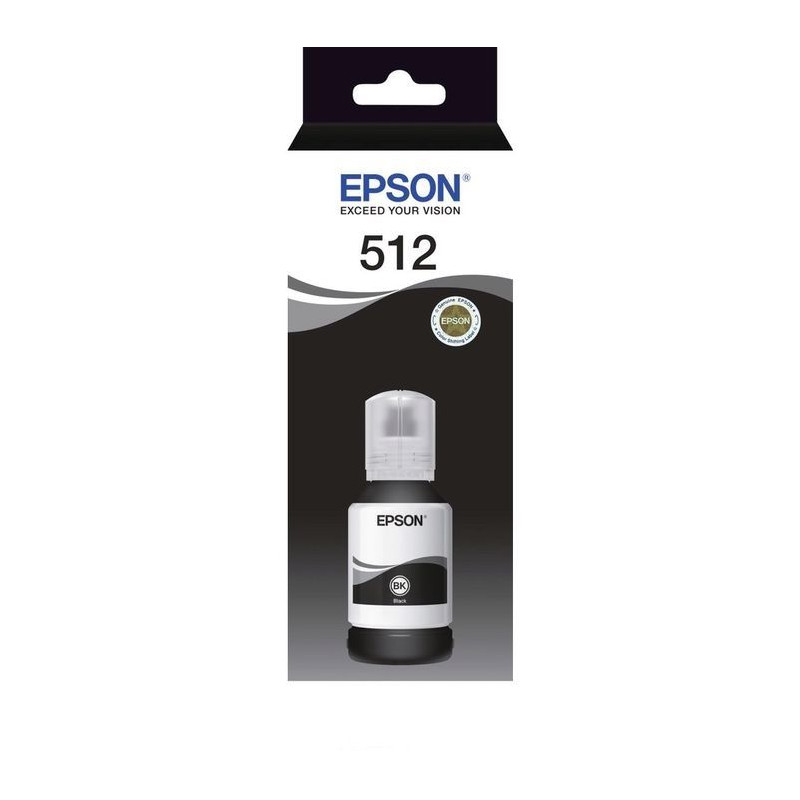 EPSON ECOTANK T512 BLACK INK BOTTLE ECOTANK ET-7700 ET-7750