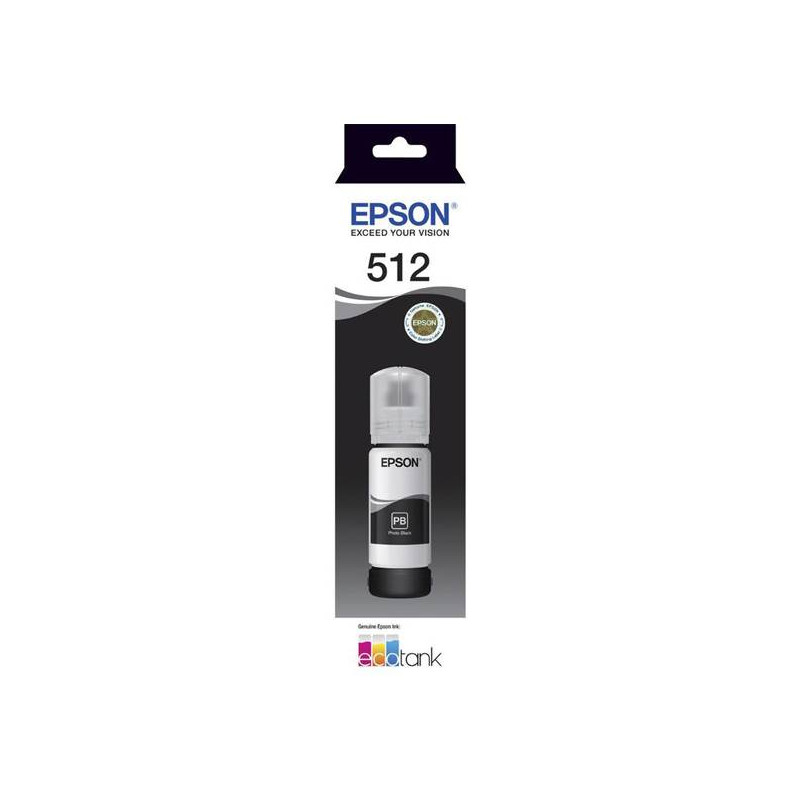 EPSON ECOTANK T512 PHOTO BLACK INK BOTTLE ECOTANK ET-7700 ET-7750