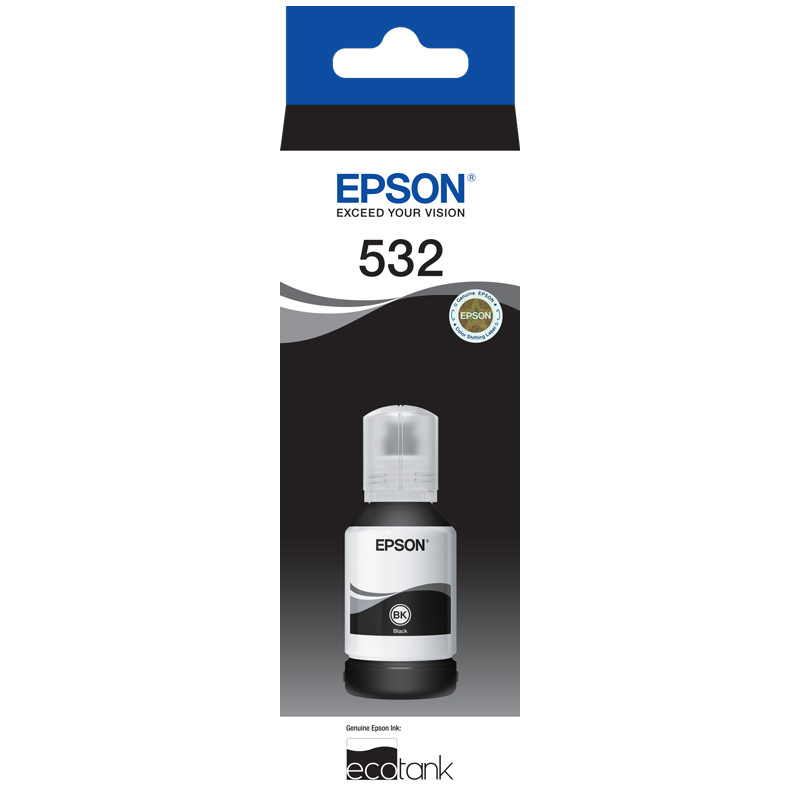 EPSON 532 BLACK INK BOTTLE FOR ECOTANK ET-M1120