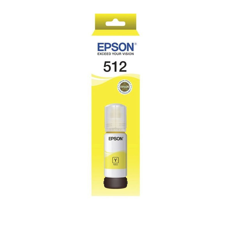 EPSON ECOTANK T512 YELLOW INK BOTTLE ECOTANK ET-7700 ET-7750