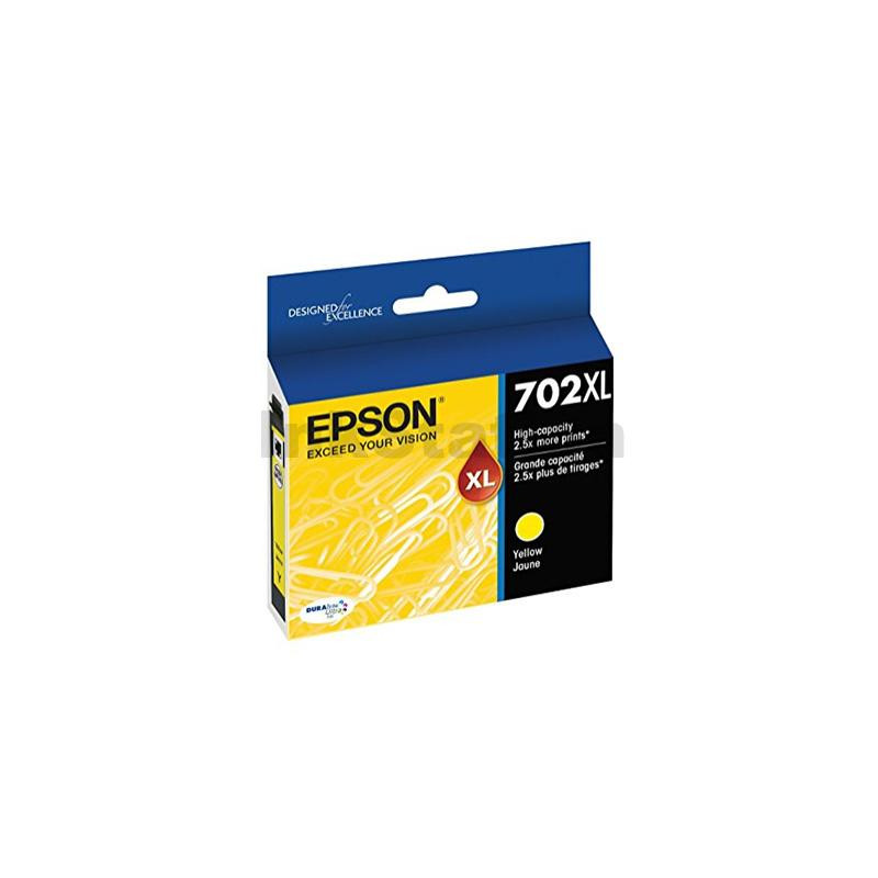 EPSON 702XL YELLOW INK DURABRITE WF-3720 WF-3725