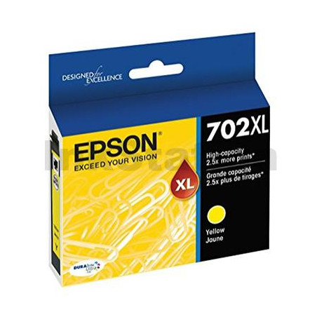 EPSON 702XL YELLOW INK DURABRITE WF-3720 WF-3725