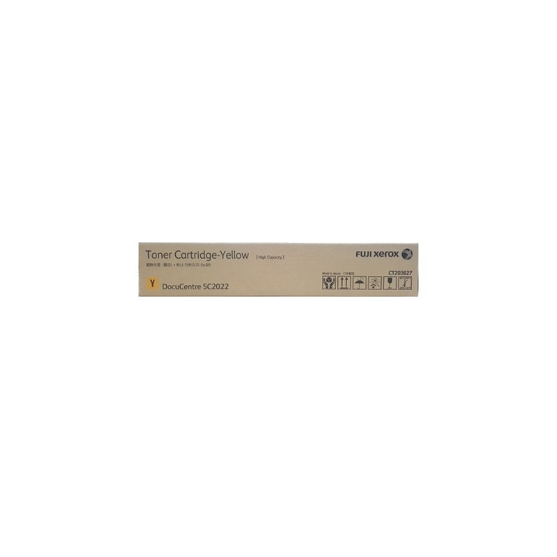 FUJI XEROX SC2022 CT203027 YELLOW HIGH YIELD TONER 14.4K