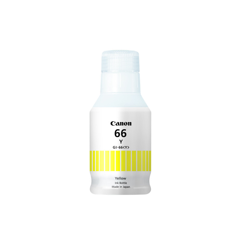 CANON GI-66 YELLOW INK BOTTLE FOR GX6060 / GX7060 - 14K PAGE YIELD