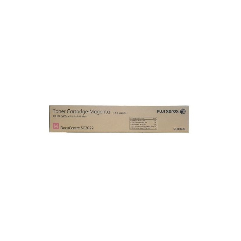 FUJI XEROX SC2022 CT203026 MAGENTA HIGH YIELD TONER 14.4K