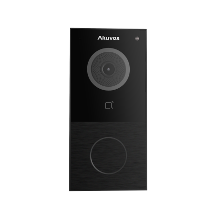 SIP VIDEO DOOR BELL WITH RELAY BLACK
