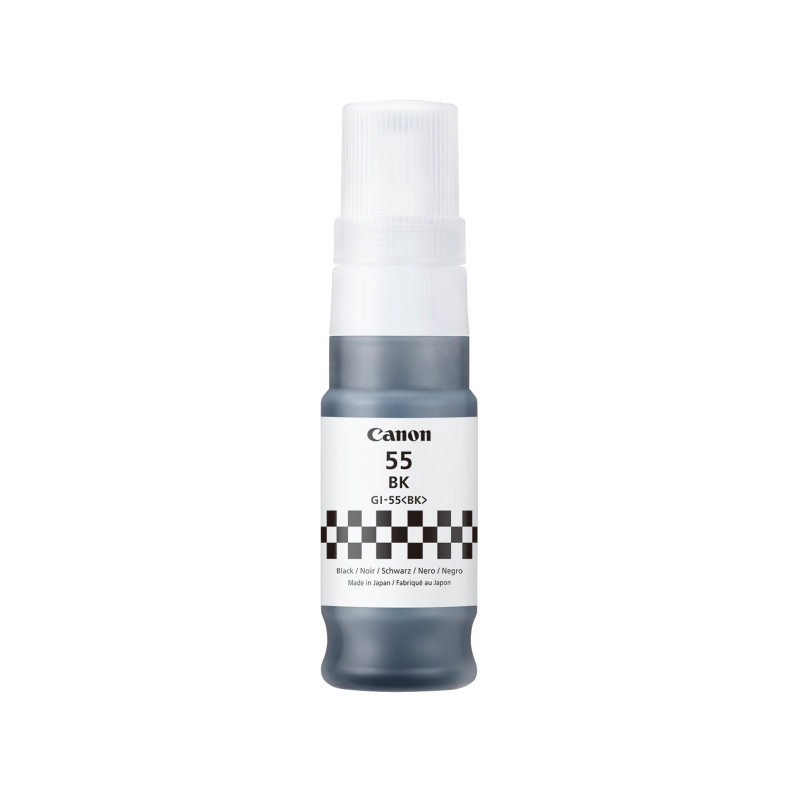 CANON GI-55 BLACK INK BOTTLE FOR GX1060 / GX2060 - 3K PAGE YIELD