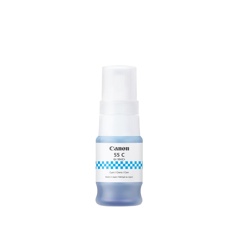 CANON GI-55 CYAN INK BOTTLE FOR GX1060 / GX2060 - 3K PAGE YIELD