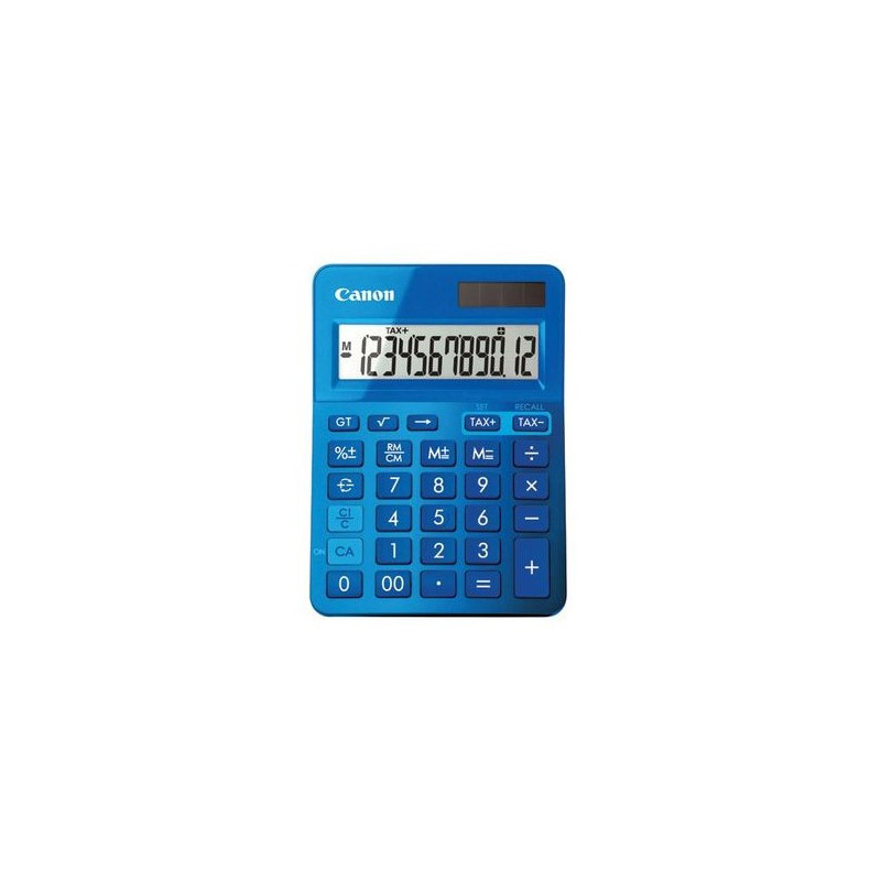 LS123KMBL METALLIC BLUE 12 DIGIT DESKTOP CALCULATOR