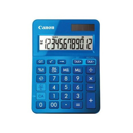 LS123KMBL METALLIC BLUE 12 DIGIT DESKTOP CALCULATOR