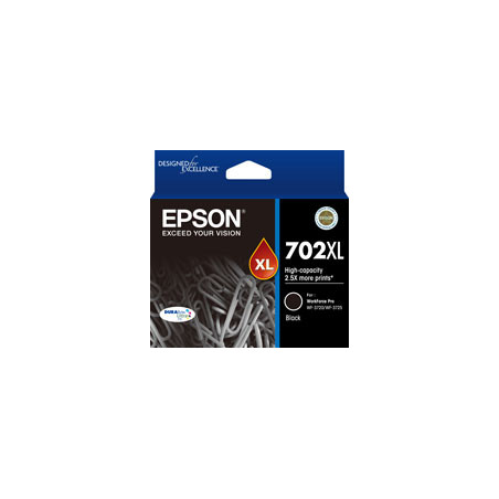 EPSON 702XL BLACK INK DURABRITE WF-3720 WF-3725