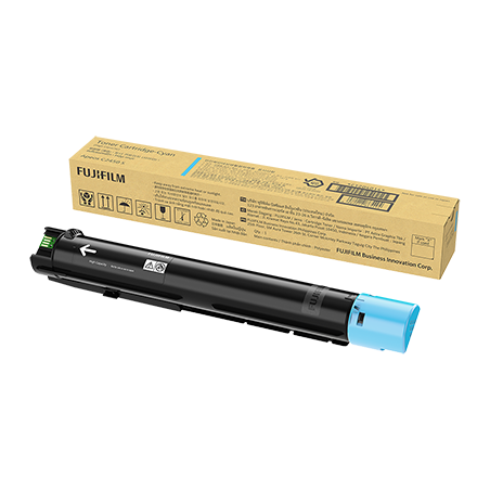 FUJIFILM CT204014 HIGH CAPACITY CYAN TONER CARTRIDGE 14K PAGE YIELD FOR C2450S
