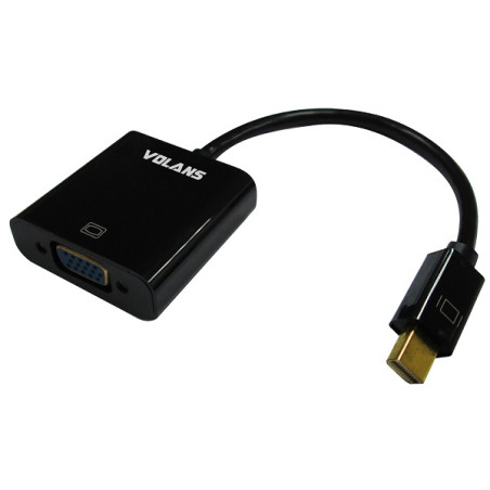 Volans Mini DisplayPort (1.1) to VGA Male-Female Converter Cable