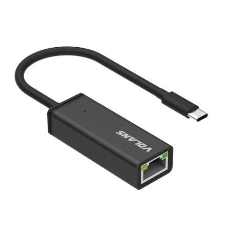 Volans VL-RJ45-C USB Type-C to RJ45 Gigabit Ethernet Adapter - Aluminium