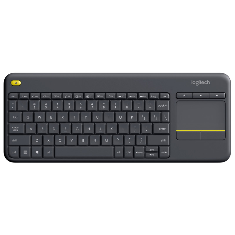 Logitech Keyboard K400 Plus Wireless Touch - Black