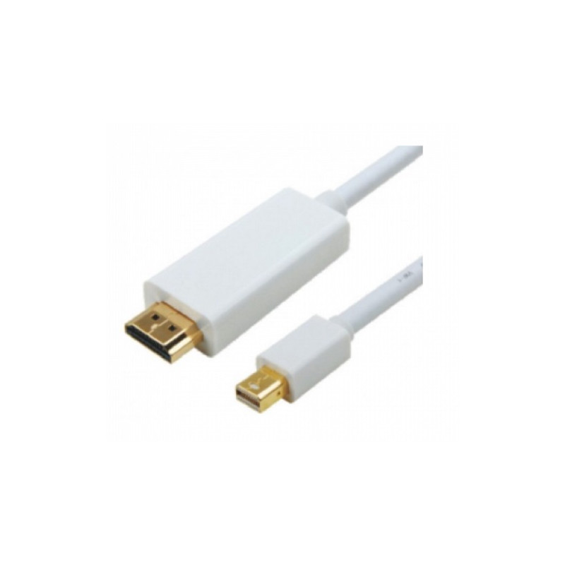 2m Mini DisplayPort DP to HDMI Cable - 20 pins Male to 19 pins Male
