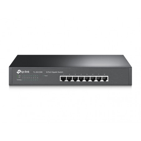 TP-Link 8 Port Gigabit Desktop/Rackmount Switch 13-inch Steel Case