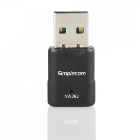 Simplecom NW382 Mini Wireless N USB WiFi Adapter 802.11n 300Mbps