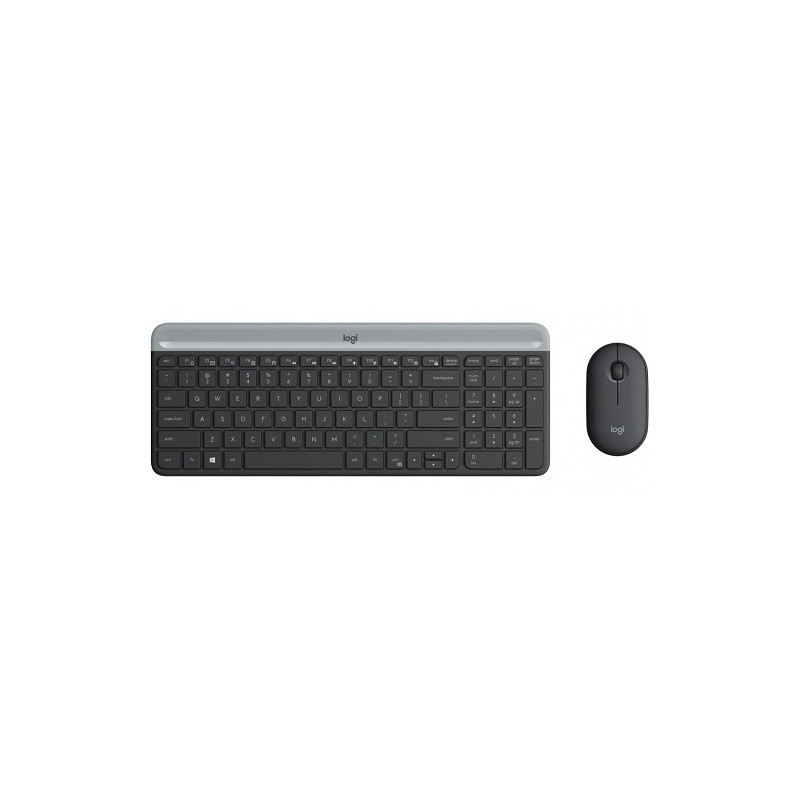 Logitech MK470 Slim Wireless Keyboard and Mouse Combo - Graphite