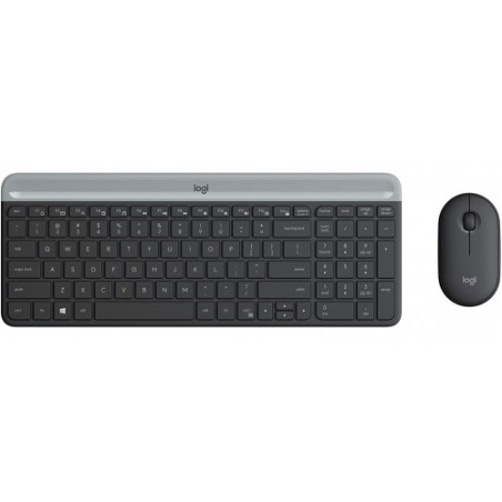 Logitech MK470 Slim Wireless Keyboard and Mouse Combo - Graphite