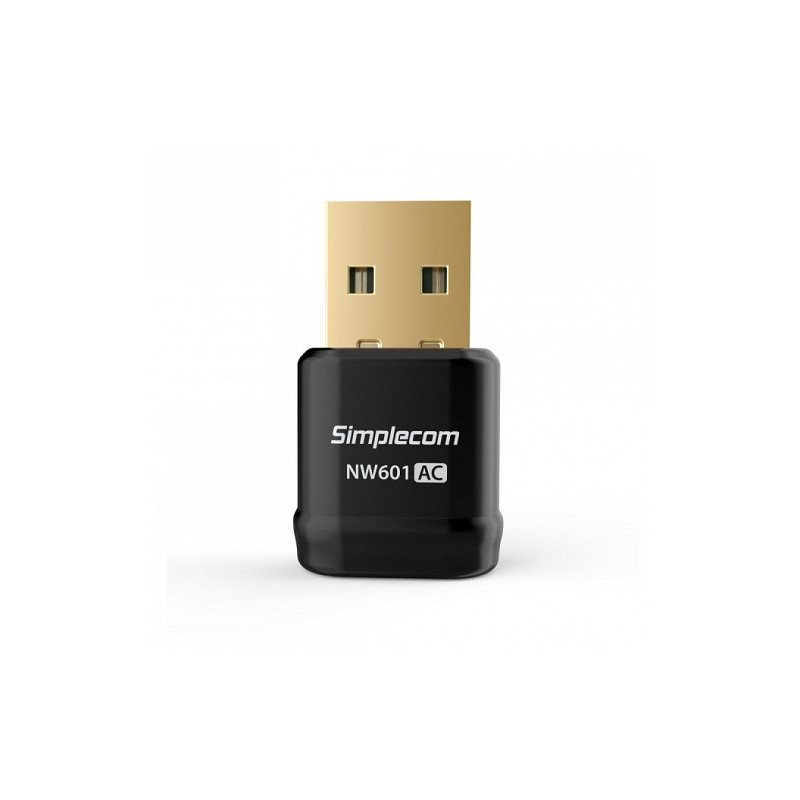 Simplecom NW601 AC600 Mini WiFi Dual Band Wireless USB Adapter